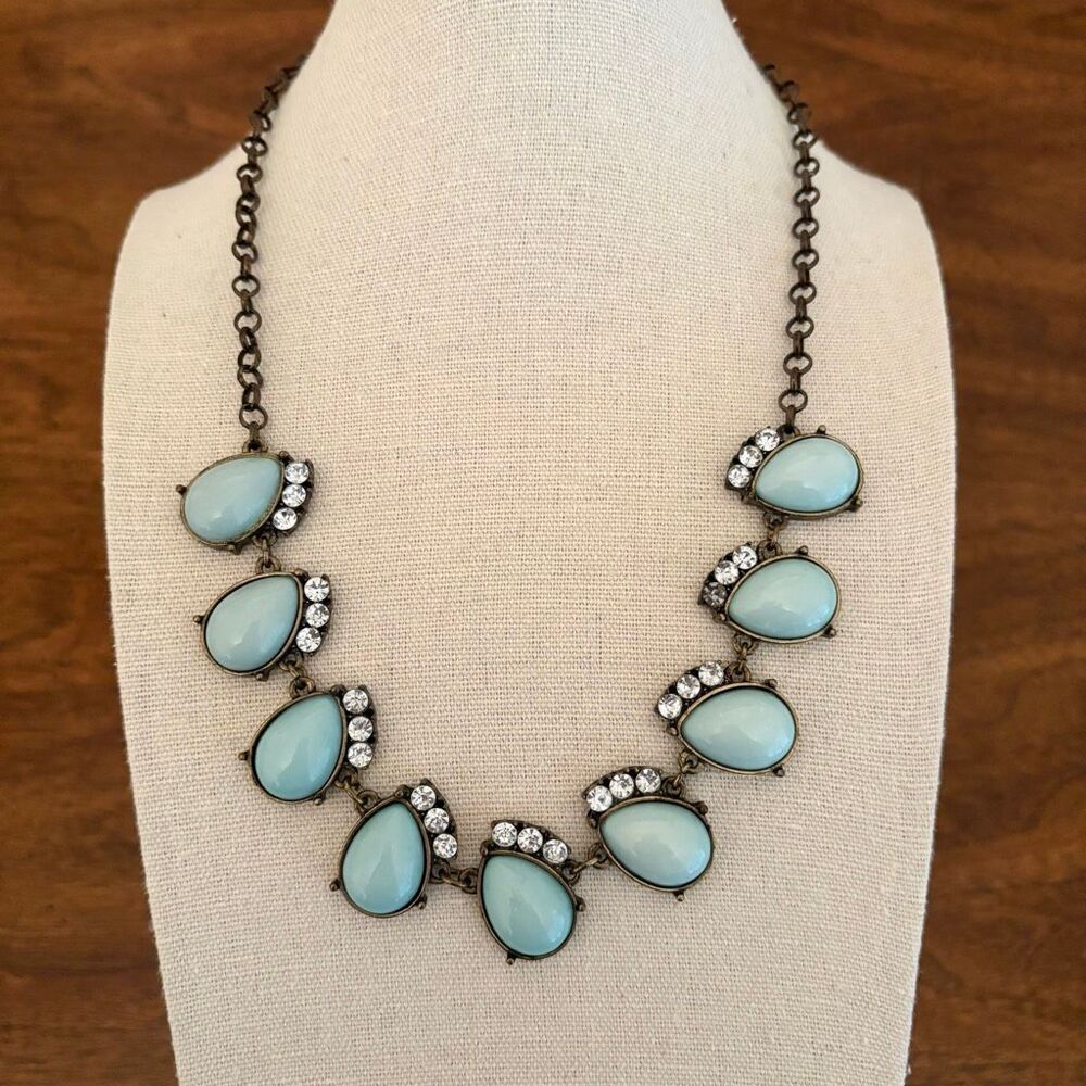 J.Crew | Teardrop Cabochon Necklace | 19”
